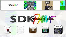 SDK Paint Wii U Title Menu